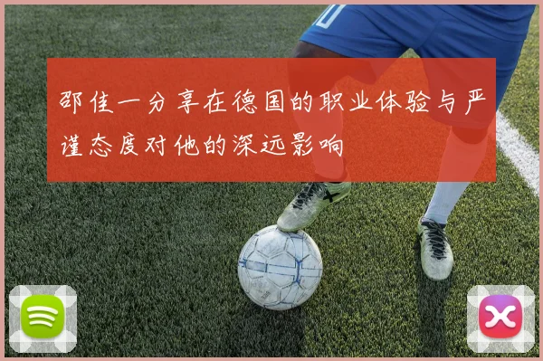 邵佳一分享在德国的职业体验与严谨态度对他的深远影响